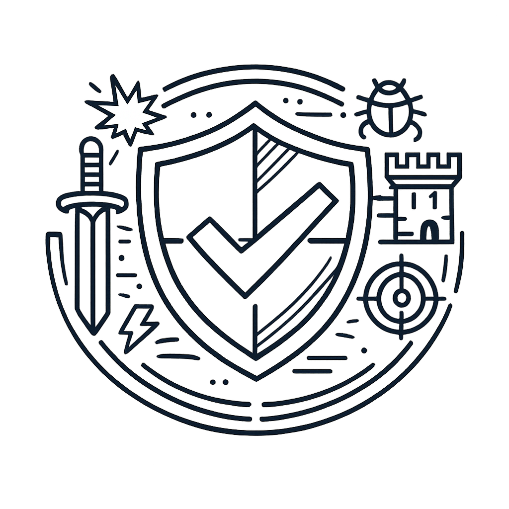 Defense Shield Line Art Icon-1