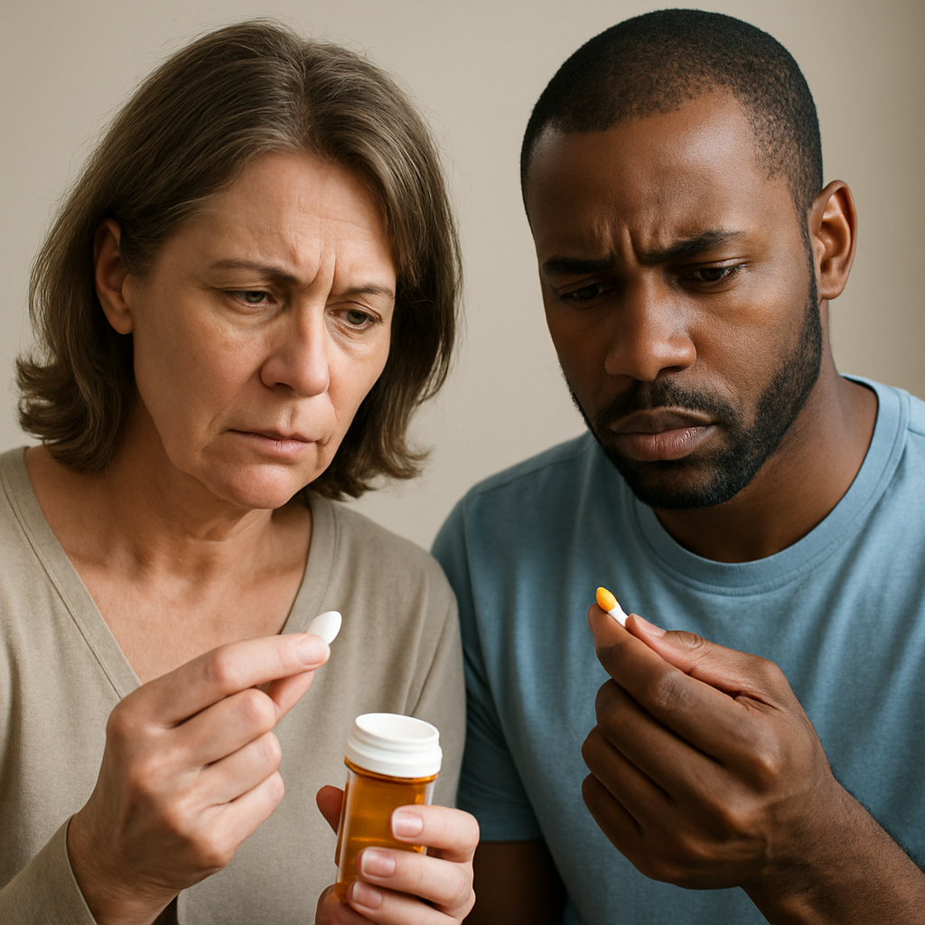 Patients contemplating taking medicine