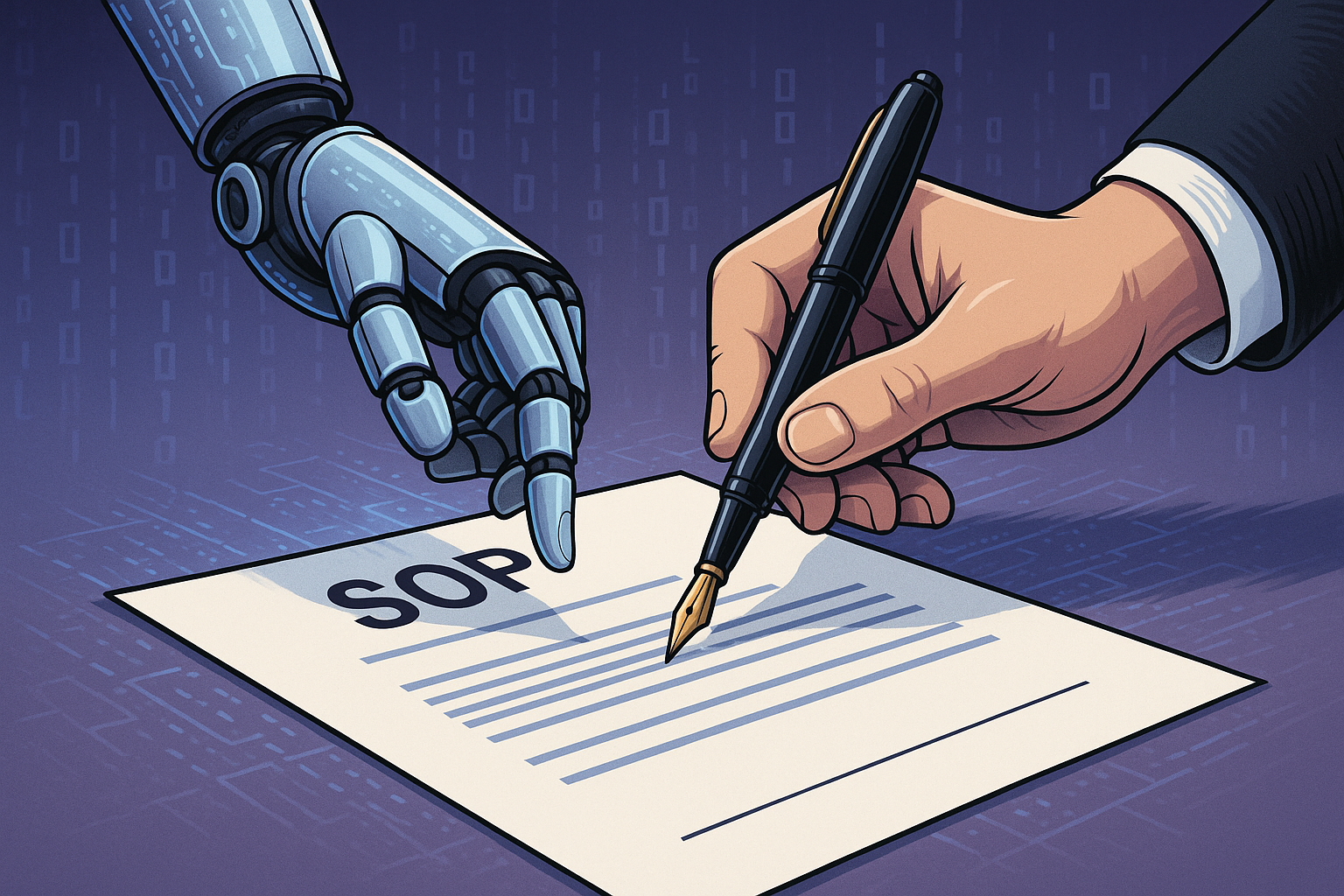 Hand and Robot Hand co-authoring document